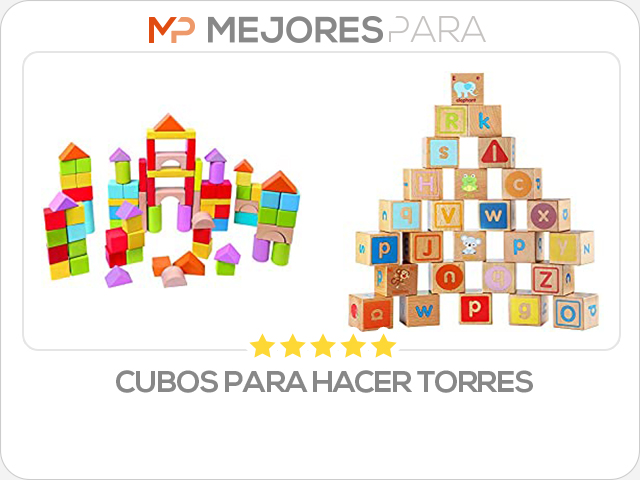 cubos para hacer torres