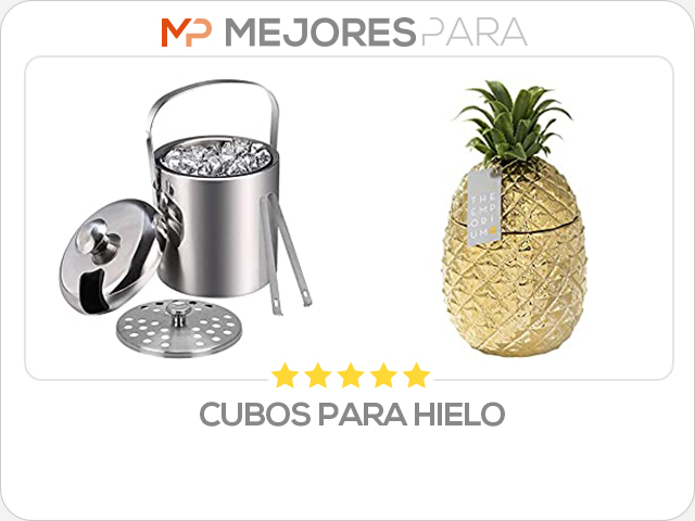 cubos para hielo