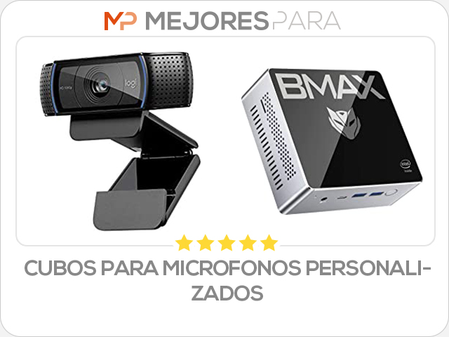 cubos para microfonos personalizados