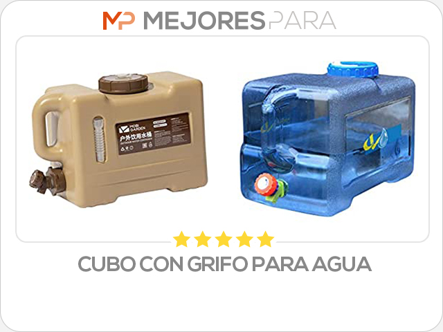 cubo CON GRIFO para agua