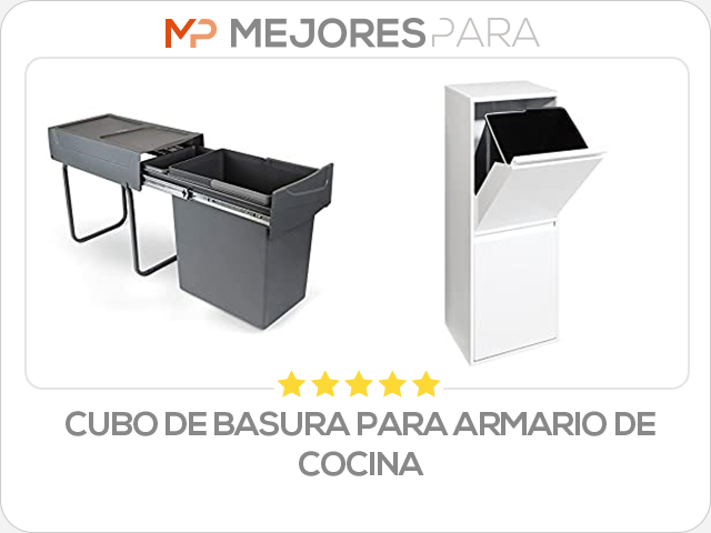 cubo de basura para armario de cocina