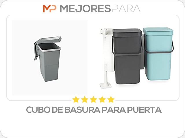 cubo de basura para puerta