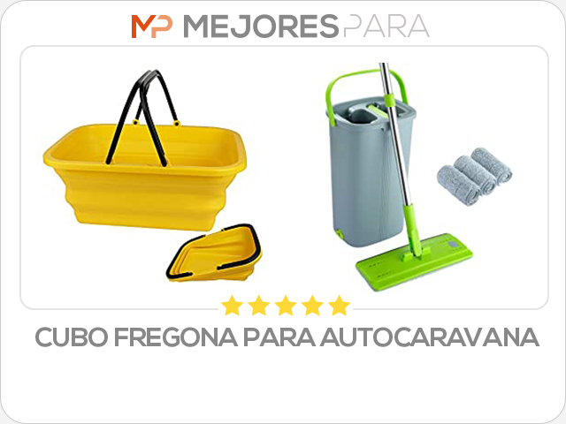 cubo fregona para autocaravana