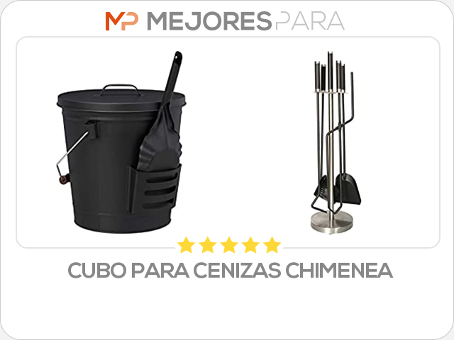 cubo para cenizas chimenea