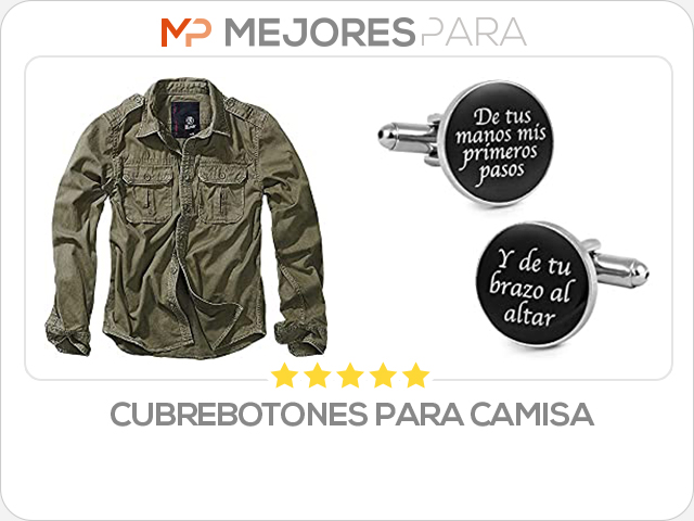 cubrebotones para camisa