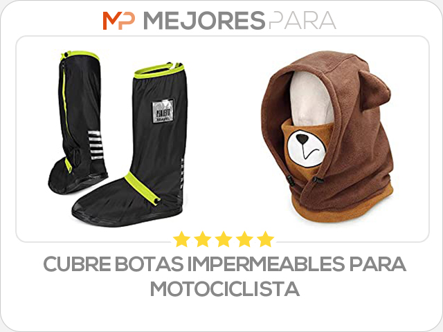 cubre botas impermeables para motociclista