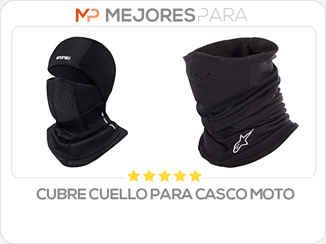 cubre cuello para casco moto