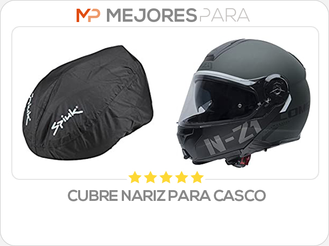 cubre nariz para casco