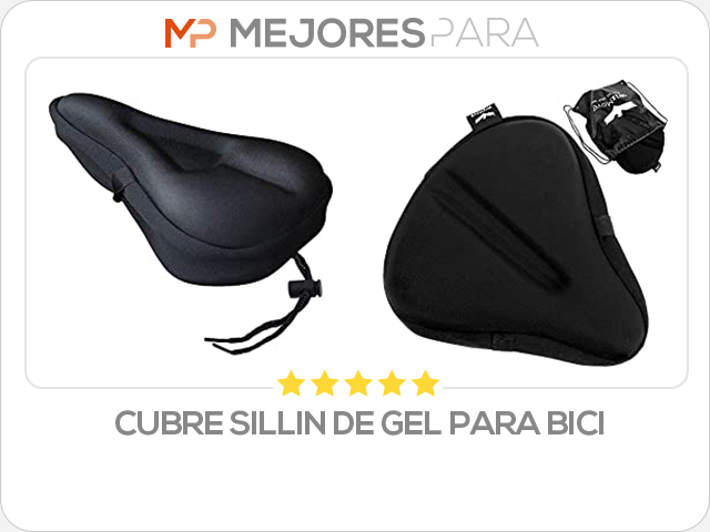 cubre sillin de gel para bici