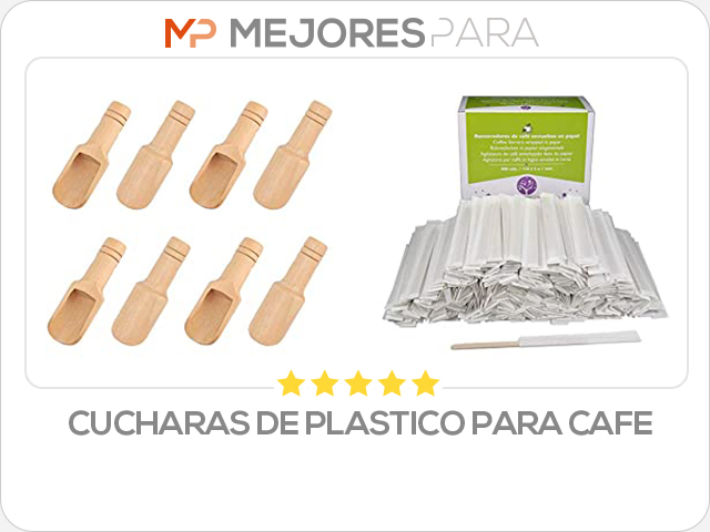 cucharas de plastico para cafe