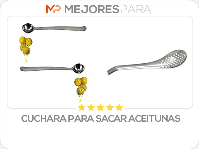 cuchara para sacar aceitunas