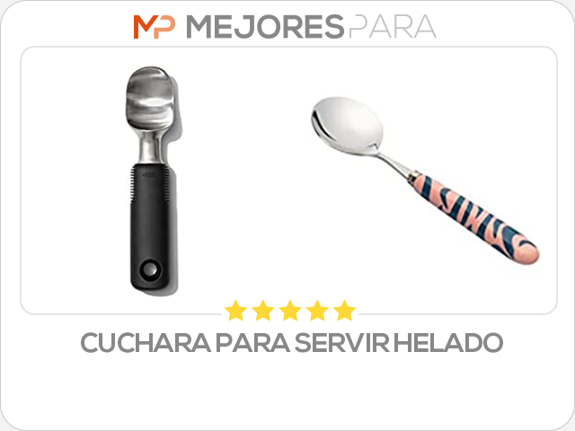 cuchara para servir helado