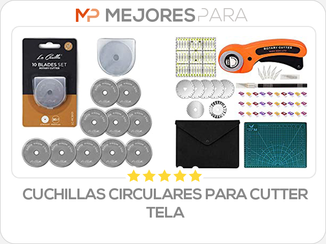 Cuchillas circulares para cutter tela