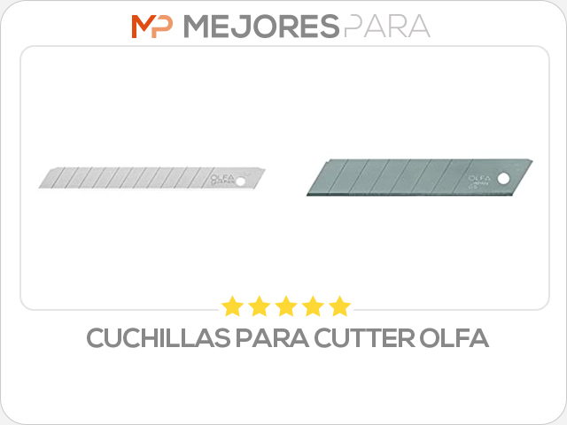 cuchillas para cutter olfa