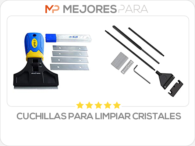 cuchillas para limpiar cristales