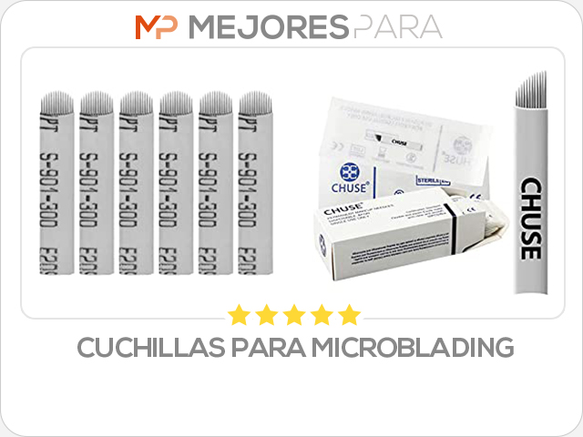 cuchillas para microblading