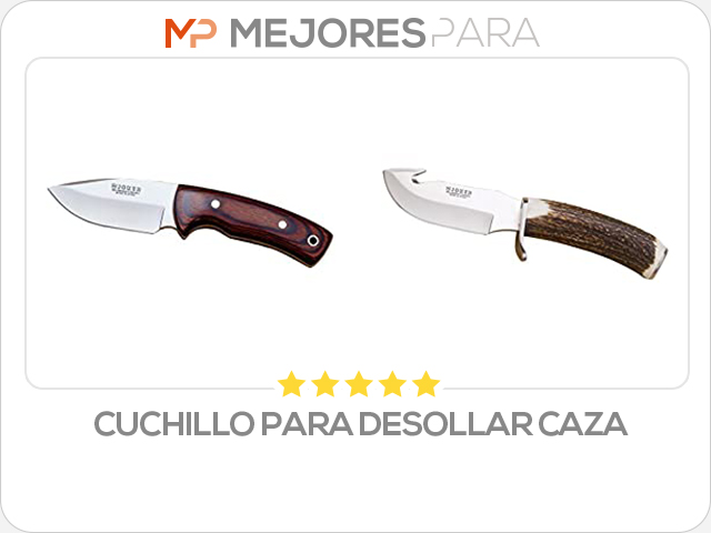 cuchillo para desollar caza