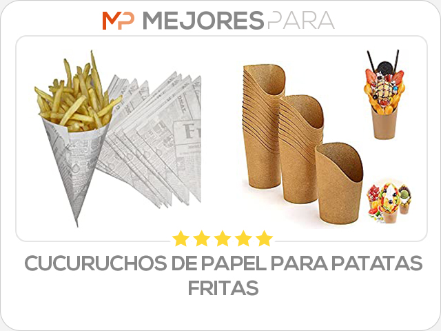 cucuruchos de papel para patatas fritas