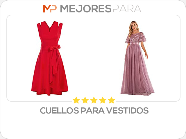 cuellos para vestidos