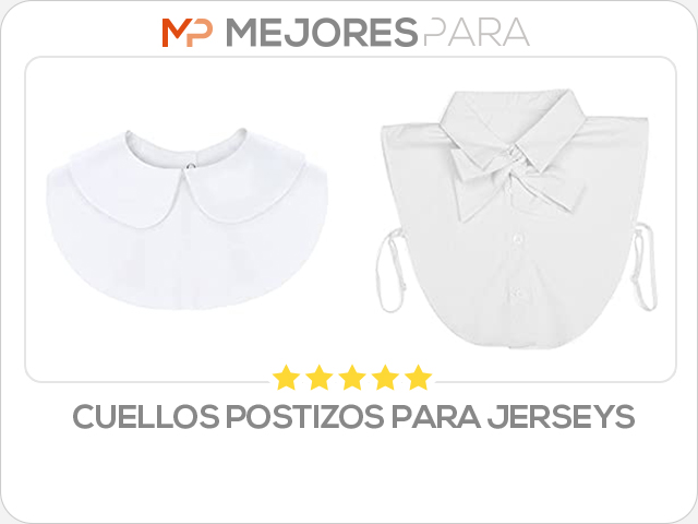 cuellos postizos para jerseys