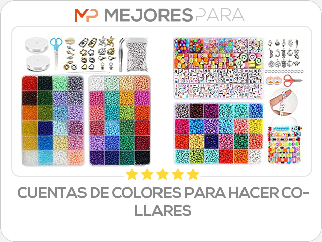 cuentas de colores para hacer collares