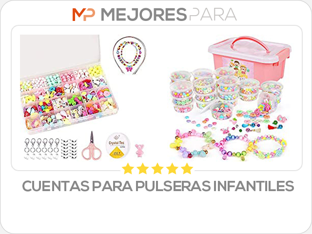 cuentas para pulseras infantiles