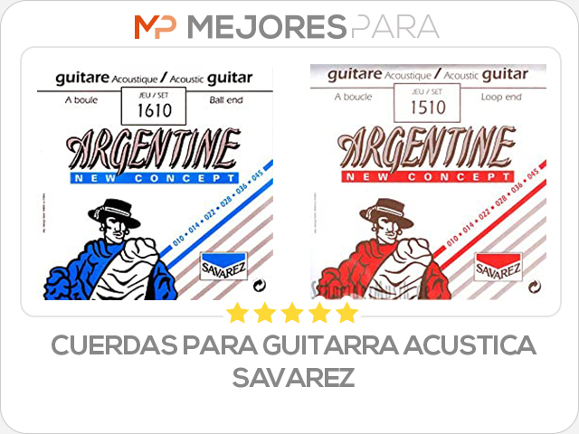 cuerdas para guitarra acustica savarez