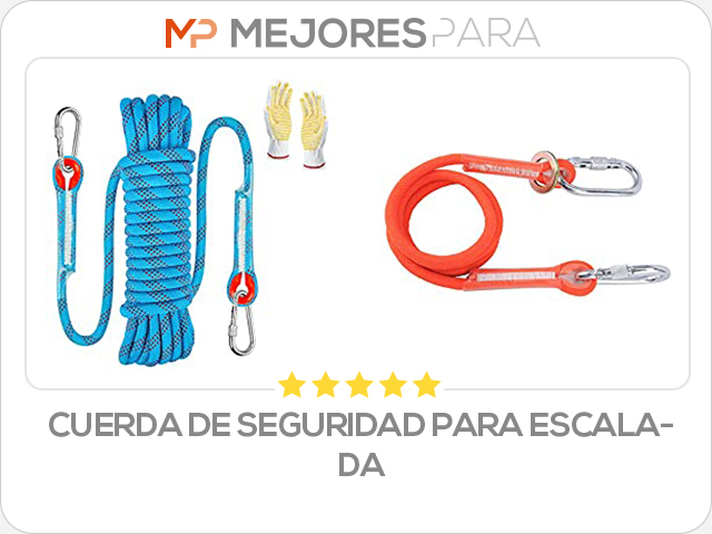 cuerda de seguridad para escalada