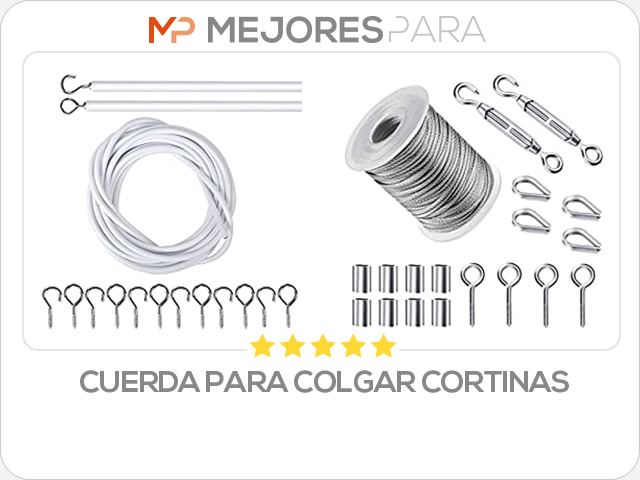 cuerda para colgar cortinas