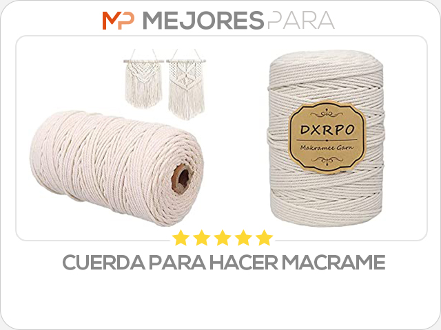 cuerda para hacer macrame