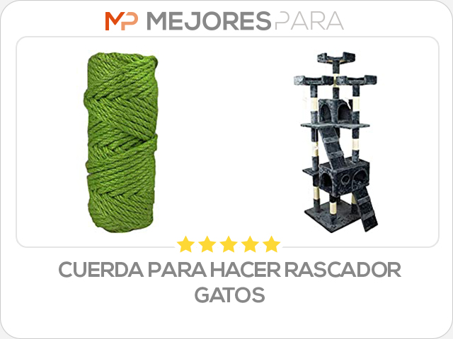 cuerda para hacer rascador gatos