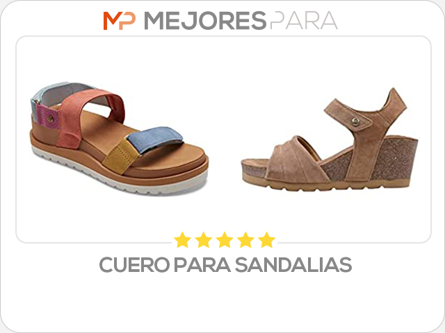 cuero para sandalias