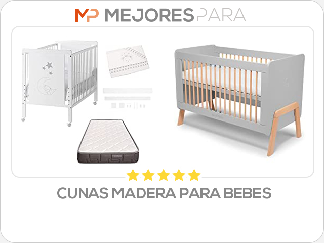 cunas madera para bebes