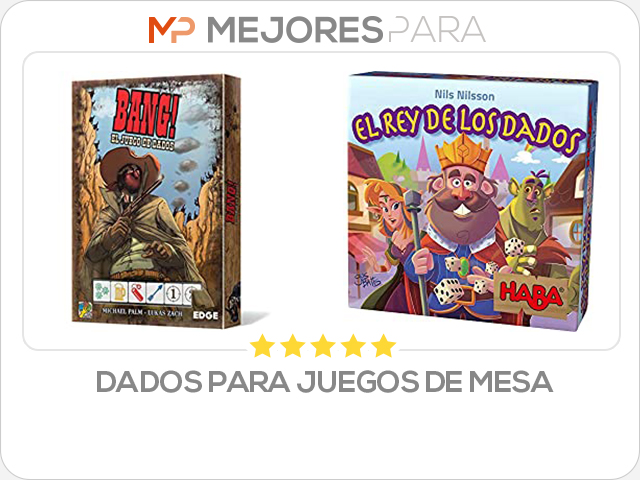 dados para juegos de mesa