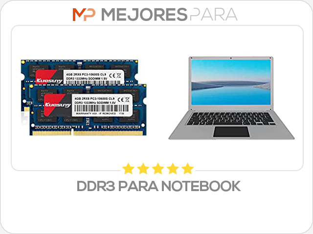 ddr3 para notebook