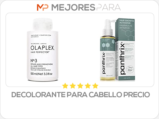 decolorante para cabello precio