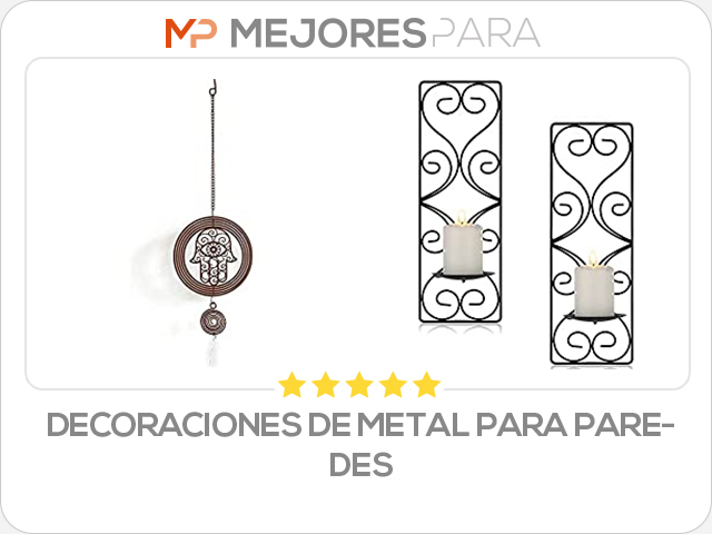 decoraciones de metal para paredes