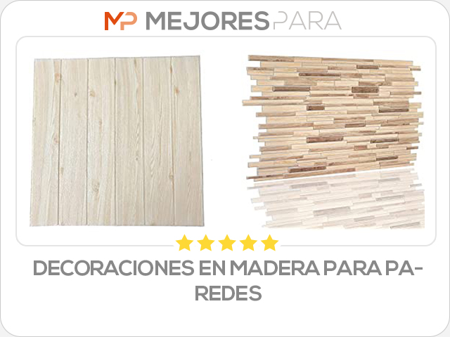 decoraciones en madera para paredes