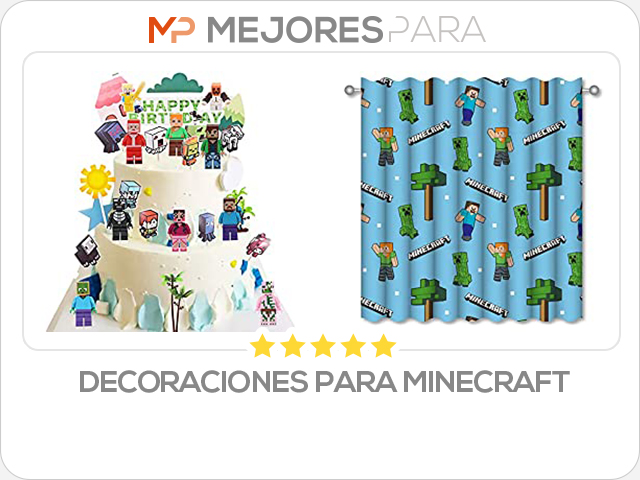 decoraciones para minecraft