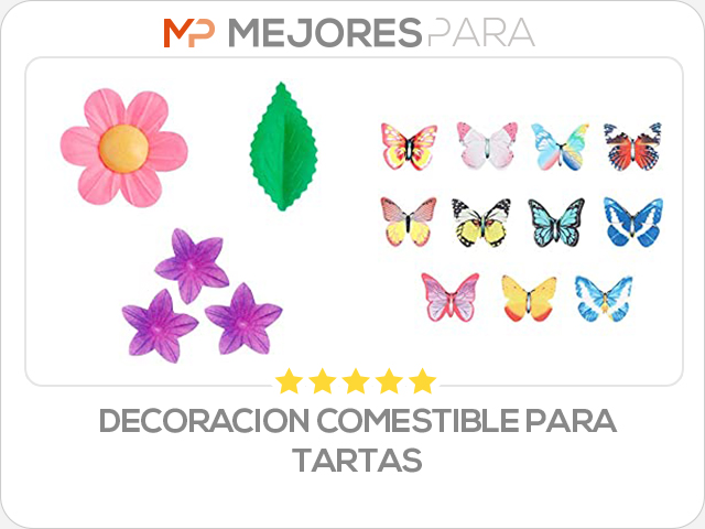 decoracion comestible para tartas