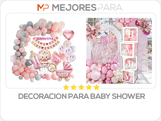 decoracion para baby shower