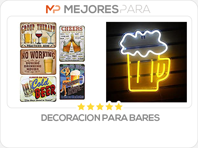 decoracion para bares