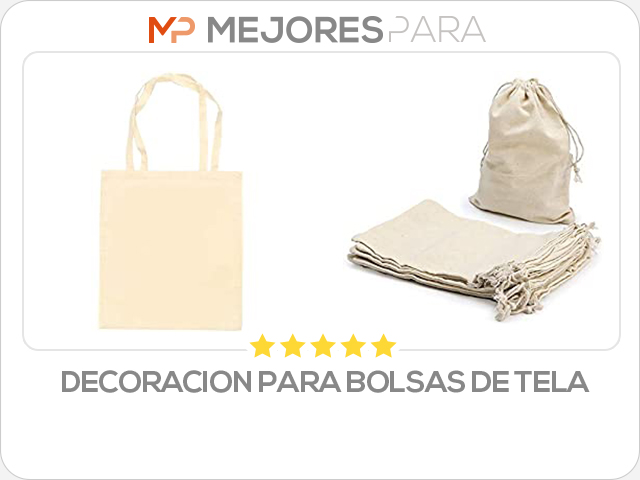 decoracion para bolsas de tela