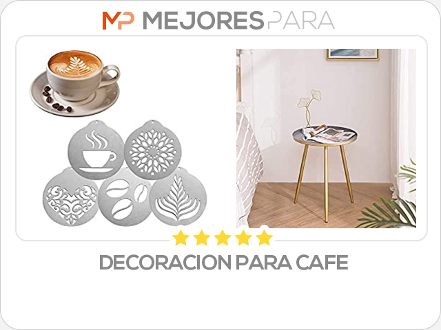 decoracion para cafe