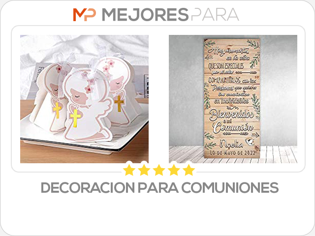 Decoracion para comuniones