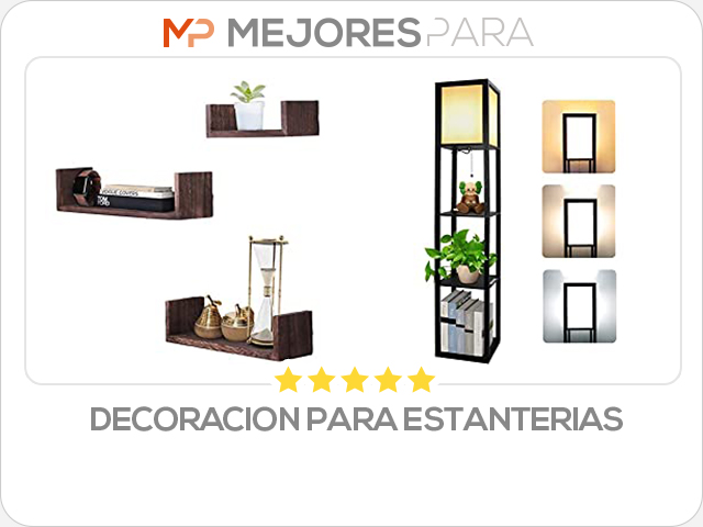 decoracion para estanterias