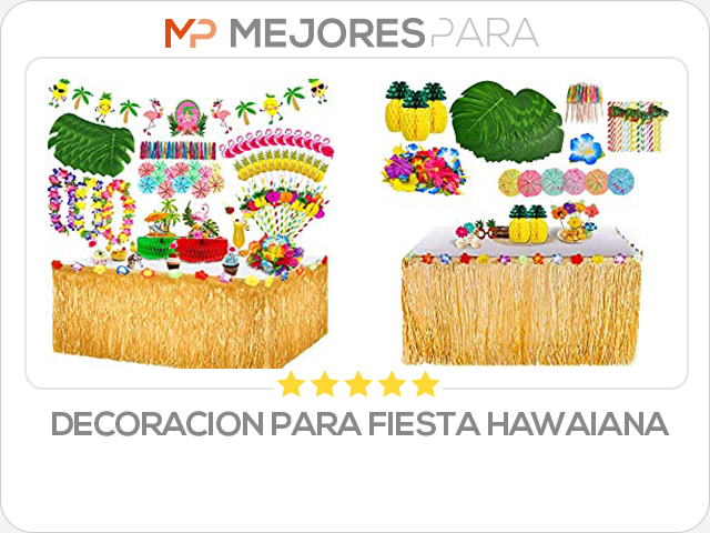 decoracion para fiesta hawaiana