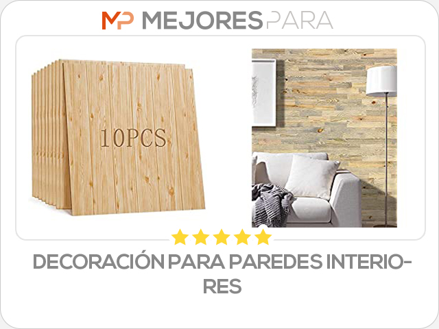 decoración para paredes interiores