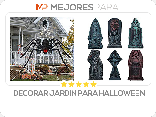 decorar jardin para halloween