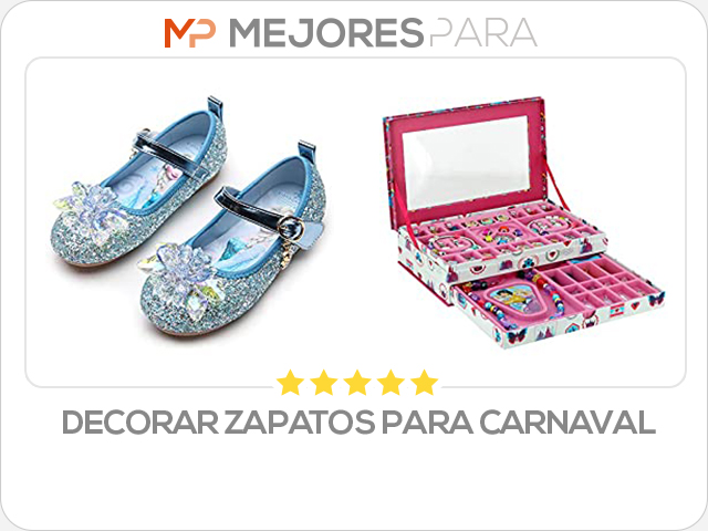 decorar zapatos para carnaval